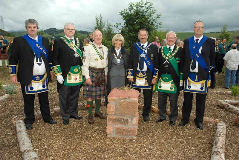 Opening of the Scouts Garden of Remembrance