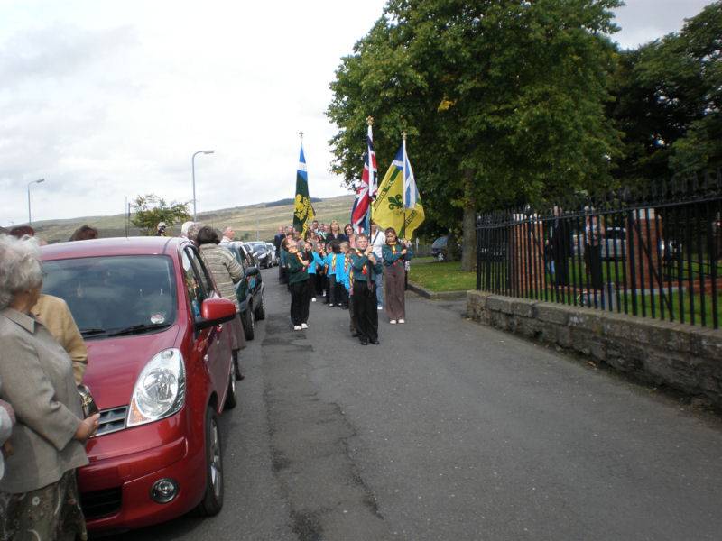 Scout Flag Dedication Parade